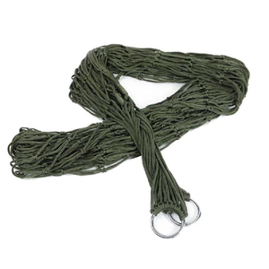 <span class=keywords><strong>Hamac</strong></span> maillé en corde de nylon <span class=keywords><strong>pour</strong></span> filet de couchage extérieur Portable Camping <span class=keywords><strong>jardin</strong></span> plage cour voyage balançoire lit suspendu 150kg capacité tout - Product Image 2