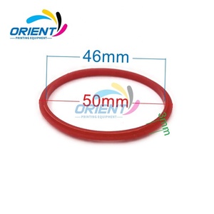 Nhập khẩu mới Vòng cao su màu đỏ cho heidelberg shtalfolder Máy gấp nếp gấp hệ thống công cụ bindery 50x46x3mm - Product Image 4