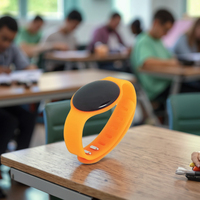 W51 Bluetooth Bouton Sans Fil Portable SOS Panique Alarme Sécurité Iot Dispositifs IBeacon Eddystone Smart Vibrant Bracelet/Longe
