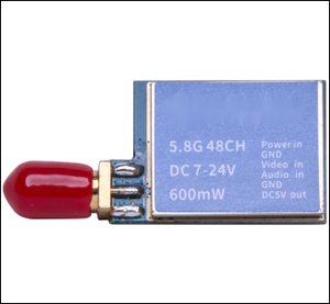 Trasmettitore AV <span class=keywords><strong>Wireless</strong></span> FPV TS5823 5.8G 600MW 48CH con Potenza Regolabile 7-24V, Materiale ABS, Stampo Privato, Telecomando per Droni RC - Product Image 2