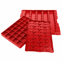 Baki Blister Kemasan Anti-Statik Konduktif JIABAO Custom dari ABS/PS/PP/PC/HDPE/PMMA untuk Aksesoris Sensor, Ketebalan 1-12mm