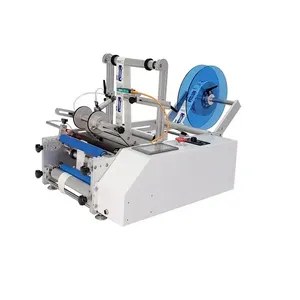 Semi Automatic Round Bottle Labeling Machine 10Ml Beer Glass Beer Bottle Single And Double Label PET Bottle Printing Machine