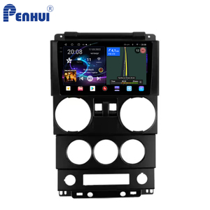 Penhui-Reproductor de DVD con Android para <span class=keywords><strong>Jeep</strong></span> <span class=keywords><strong>Wrangler</strong></span> 3 JK <span class=keywords><strong>2008</strong></span>-2010, Radio con navegación GPS, audio y vídeo, CarPlay, DSP Multimedia 2 - Product Image 1