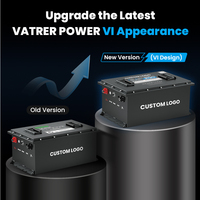 Baterai Lithium Lon kereta Golf 36v 48v 72v 50AH 100AH 105ah 160ah dengan ATV baterai Lifepo4 Bluetooth