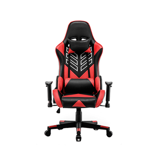 Chaise de jeu pivotante moderne élévatrice nouveau design chaise de jeu de course sur PC avec appui-tête et <span class=keywords><strong>lombaire</strong></span> - Product Image 1