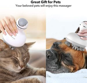 Masseur à gratter électrique de tête de poulpe en Silicone, appareil de massage automatique pour cuir chevelu, brosse à shampoing - Product Image 4