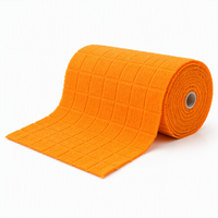 Rouleau de chiffons microfibres détachables 20 feuilles 25x25cm 200gsm multi-usages pour lavage auto et nettoyage cuisine