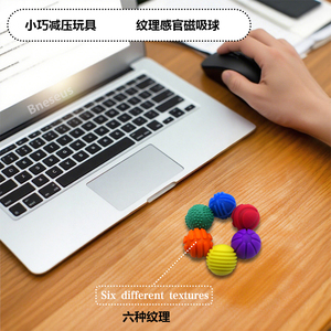 Sáng tạo mới Silicone giảm căng thẳng Đồ chơi lo lắng bóng ngón tay <span class=keywords><strong>Fidget</strong></span> <span class=keywords><strong>Spinner</strong></span> cho tâm trí thư giãn đầy màu sắc bền giác quan bóp - Product Image 3