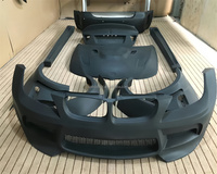 Bumper belakang mobil untuk BMW, 3 Seri/M3 E90 330i 335i Vorste Kit bodi lebar, fender Bumper depan rok samping