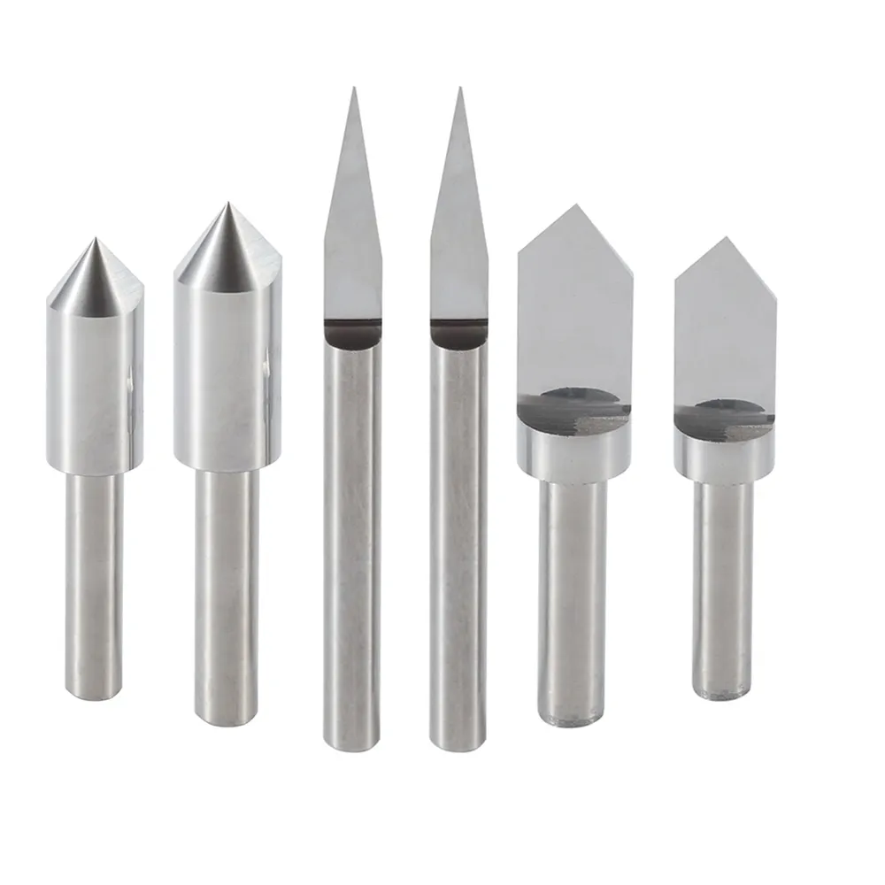 Eitfs độ chính xác cao 6 mm Shank Granite Router bits đá khắc công cụ PCD kim cương khắc công cụ cắt đá cẩm thạch bit