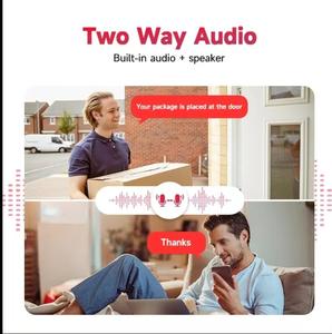 كاميرا POE IP بانورامية ثنائية العدسة بدقة 16 ميجابكسل عالية الدقة AI ou-درجة ، تتميز بالصوت ثنائي الاتجاه وsd way - Product Image 3