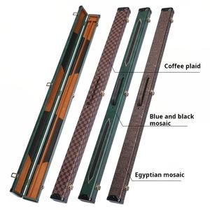Snooker PU étui à queue en cuir 1 pièce avec 2 fentes pour cartes 3/4 boîte à tige pour étui à queue unique - Product Image 4