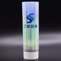 Tube de crème pour les mains de taille personnalisée et avec logo contenants de maquillage tube d'emballage cosmétique en plastique aluminium