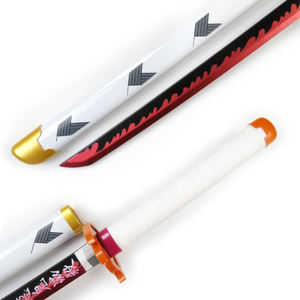 Popular Anime Demon <span class=keywords><strong>Slayer</strong></span> juguete espada bambú Japón Cosplay espadas para niños juego de rol juguete espadas de madera para Cosplay jugando niños - Product Image 3