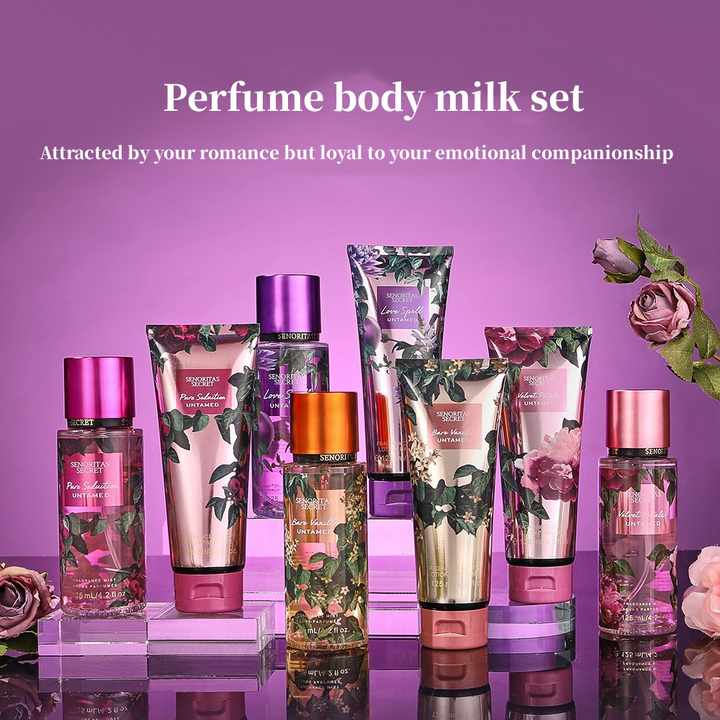 Marca Original Perfume Gift Set 125ML * 2 Perfume Parte Secreta Desodorante Body Mist Set Para