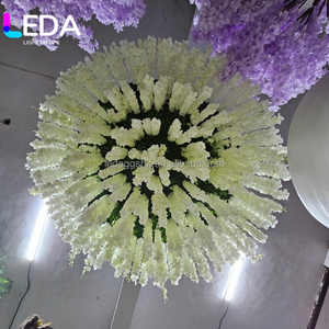 Fleurs artificielles LEDA en glycine suspendues, guirlandes de fleurs tombantes pour la décoration de plafond de mariage, fête ou événement - Product Image 5
