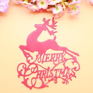 Décorations de Noël personnalisées matrices de dé<span class=keywords><strong>coupe</strong></span> gravure chimique découpes en métal pour Scrapbooking fabrication de cartes - Product Image 1