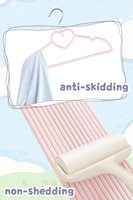 Cintres modernes en plastique pour vêtements, cintres fonctionnels pour armoire, cintres en plastique pour enfants, cintres en velours pour enfants