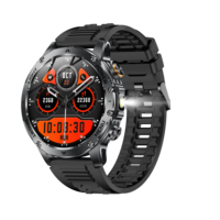 Reloj Inteligente para Exteriores AK87 con Pantalla Grande HD de 1.7'', Más de 100 Deportes, Llamadas Bluetooth, Linterna, Brújula, Fitcloudpro, IP68, SOS