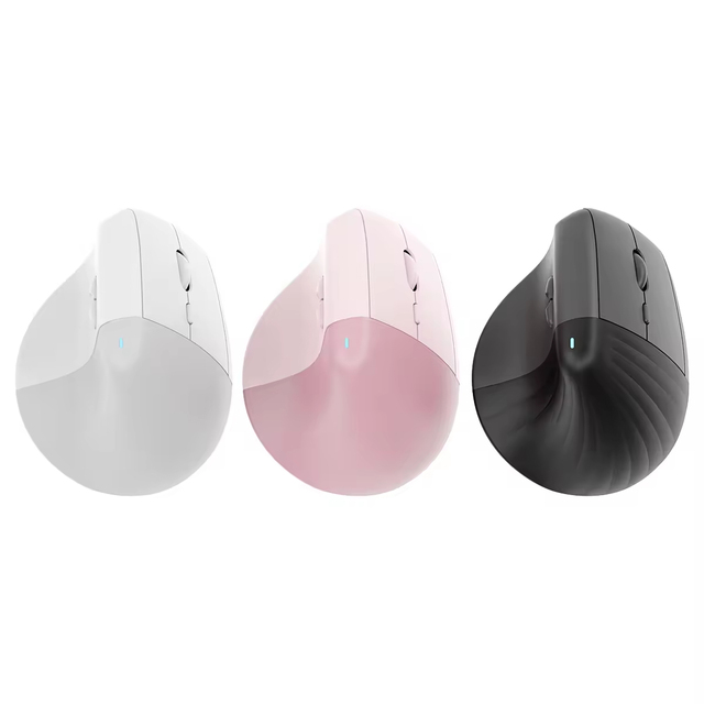 Vertical Mouse Ergonomic Silent 6 Buttons Portable Compact Foldable Auto Sleep Mode for Travel Office
