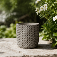 Pots et jardinières suspendus d'intérieur modernes et créatifs, pots à fleurs sur pied, pots à plantes en ciment écologiques