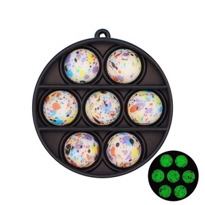 Cuentas redondas de silicona con estampado de leopardo masticables de grado alimenticio sin BPA para bebés, dentición a granel - Product Image 3