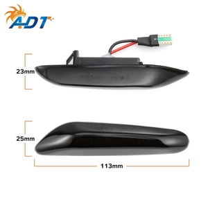 ไฟเลี้ยวข้างแบบไดนามิก LED รุ่น ADT Smoked สำหรับ X1 X3 ซีรีส์ 1 3 5 E46 E81 E90 E91 - Product Image 5