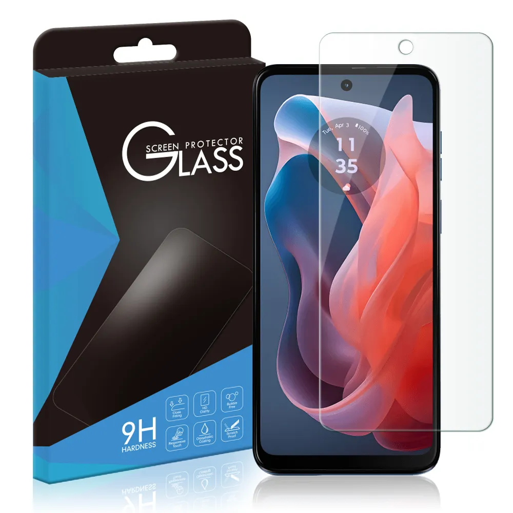 Cao Cấp Trường Hợp Thân Thiện Đầy Đủ Bìa 0.26Mm Chống Cháy Nổ Chống Cháy Nổ Tempered Glass Bảo Vệ Màn Hình Cho Moto G Chơi 4G 2024