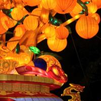 Günstigerer Preis Mitte Herbst Festival Urlaub Laternen führte Beleuchtung chinesische Seiden laterne mit Lichtern