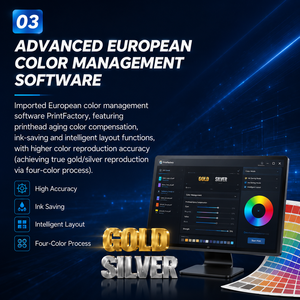 Impresora UV de cama plana 1800 y máquina de inyección de tinta rollo a rollo con tinta blanca para impresión de publicidad exterior - Product Image 4