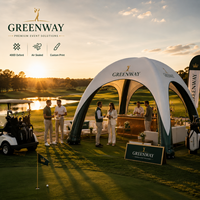 Tente gonflable personnalisée CATC pour événements de golf et clubs de plein air |   Marquee Spider Premium Étanche à l'Air |   Tente d'hôtellerie de luxe en Oxford 400D