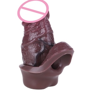 Funda de silicona suave SXXY para pene, realista, con efecto de alargamiento y retraso de la eyaculación - Product Image 2