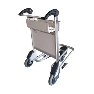 Chariot à bagages d'aéroport en aluminium, chariot à bagages d'aéroport et chariot à main, chariot à bagages d'aéroport à trois roues - Product Image 5