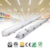 54W/50W/40W sélectionnable Dimmable IP66 étanche à la vapeur LED tri-preuve lumière Garage Tube luminaire