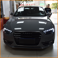 Pour Audi A4 B8 2013 2014 2015 2016, ensemble de phares LED bi-projecteurs style A5 RS5 avec DRL et boîtier noir