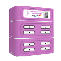 Station de partage de batteries externes à 8 emplacements, batteries externes de location, partage de batteries externes, 5000 mAh, restaurant