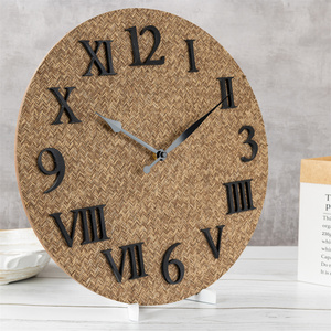 Sáng tạo thiết kế mây Roman và số <span class=keywords><strong>Arabic</strong></span> kết hợp đồng hồ treo tường bằng gỗ cho trang trí tường - Product Image 5