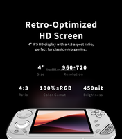 Nouvelle console de jeu portable open-source MINI LOONG Pocket 1 2026 avec Wi-Fi, Bluetooth 4.2, batterie 4000 mAh, système d'exploitation LOONG OS, processeur RK3566, écran IPS 4 pouces 960x720
