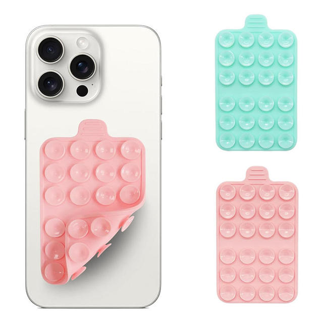 Ventosa Para Celular Suction Phone Holder Pose t l Phone OEM Anti Slip Hands-free Mirror Shower Bathroom Phone Holder