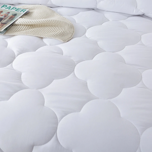 100% Polyester Chăn Bông <span class=keywords><strong>Comforter</strong></span> 1 Mảnh Đơn Giản Thoáng Khí Phong Cách Hàn Quốc Tất Cả Các Mùa Bộ Đồ Giường Màu Trắng Cho Gia Đình Vua Kích Thước - Product Image 2