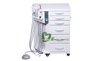 Unità dentale portatile incorporata della sedia completa Mobile dello <span class=keywords><strong>Scaler</strong></span> più venduta con il compressore d'aria - Product Image 3