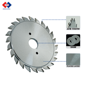 Lame de scie à double rainurage TCT ajustée en carbure de tungstène à finition lisse Donglai pour stratifiés, HPL, MDF - Product Image 2
