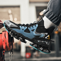 Sepatu Lari Blade Pria Berkualitas Tinggi, Bernapas, Fashionable, Kasual, Olahraga, Sneakers untuk Jalan Kaki, Musim Dingin, Semi, Gugur, Penambah Tinggi