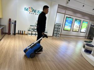 Elektrische 180-Grad-Rotationsbürstenplatte Handgeführte Mini-Bodenreinigungsmaschine - Product Image 5