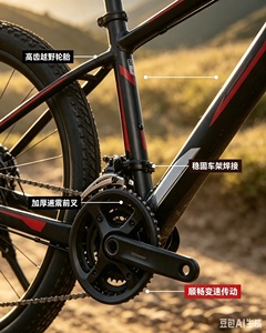 Bicicletta Elettrica da Montagna per Adulti 250W 30 Miglia 21.7MPH 24'' 5 Velocità Sospensione Anteriore Parafanghi Motore Posteriore Batteria Li-Ion Idraulica - Product Image 4