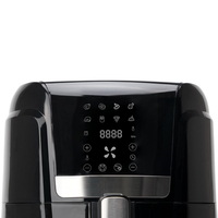 Écran tactile numérique OEM 4.5L 1450W friteuse à air noir sans huile avec contrôle de la température multifonction et minuterie saine