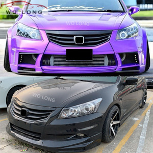 Embellecedor de Parrilla Delantera Negro Brillante para Honda Accord 8ª Generación <span class=keywords><strong>2011</strong></span>-2012, Estilo Black <span class=keywords><strong>Warrior</strong></span>, Piezas de Mejora para Parrilla Delantera - Product Image 3