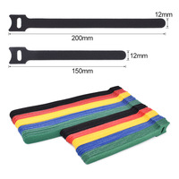 Sangles auto-agrippantes pour vêtements et chaussures, attaches Velcro, bande de fixation multi-usages, attaches Velcro réglables, serre-câbles
