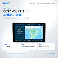 Radio tactile Android 16, CarPlay sans fil avec Android Auto, protecteur d'écran préinstallé pour les projets OEM et ODM