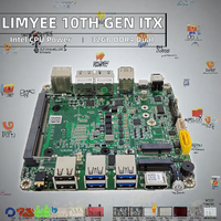 LIMYEE Intel Generasi ke-10 I3-10110U Seri NANO Motherboard Desktop ITX 32GB DDR4 Dual Channel SATA PCIEX4 DP/ USB3.2
